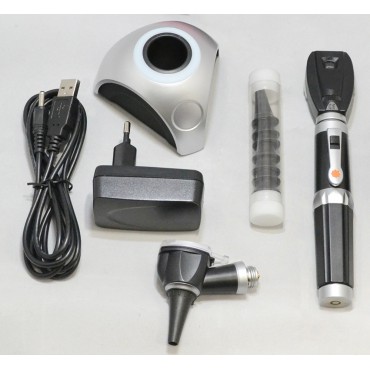 Otoscope & Ophthalmoscope Set Rechargeable